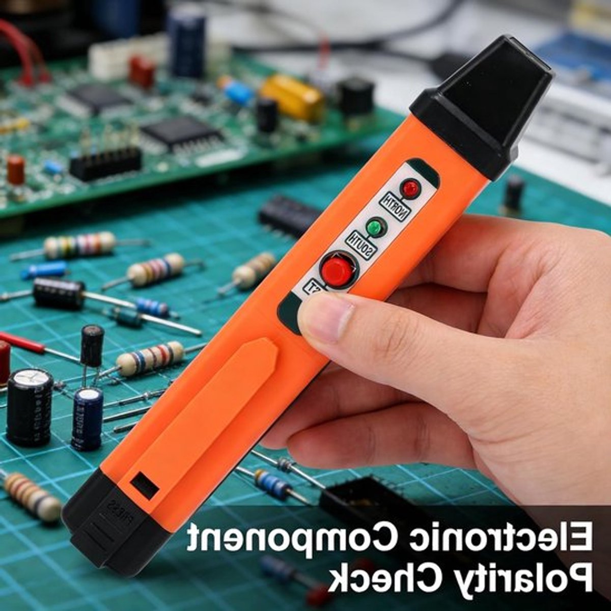 Magnetische Polen Detector Pen met LED Indicator, N/S Polen Identificatie, Draagbare Magnet Tester voor Industrie en Elektronica, Hoge Precisie en Gevoeligheid
