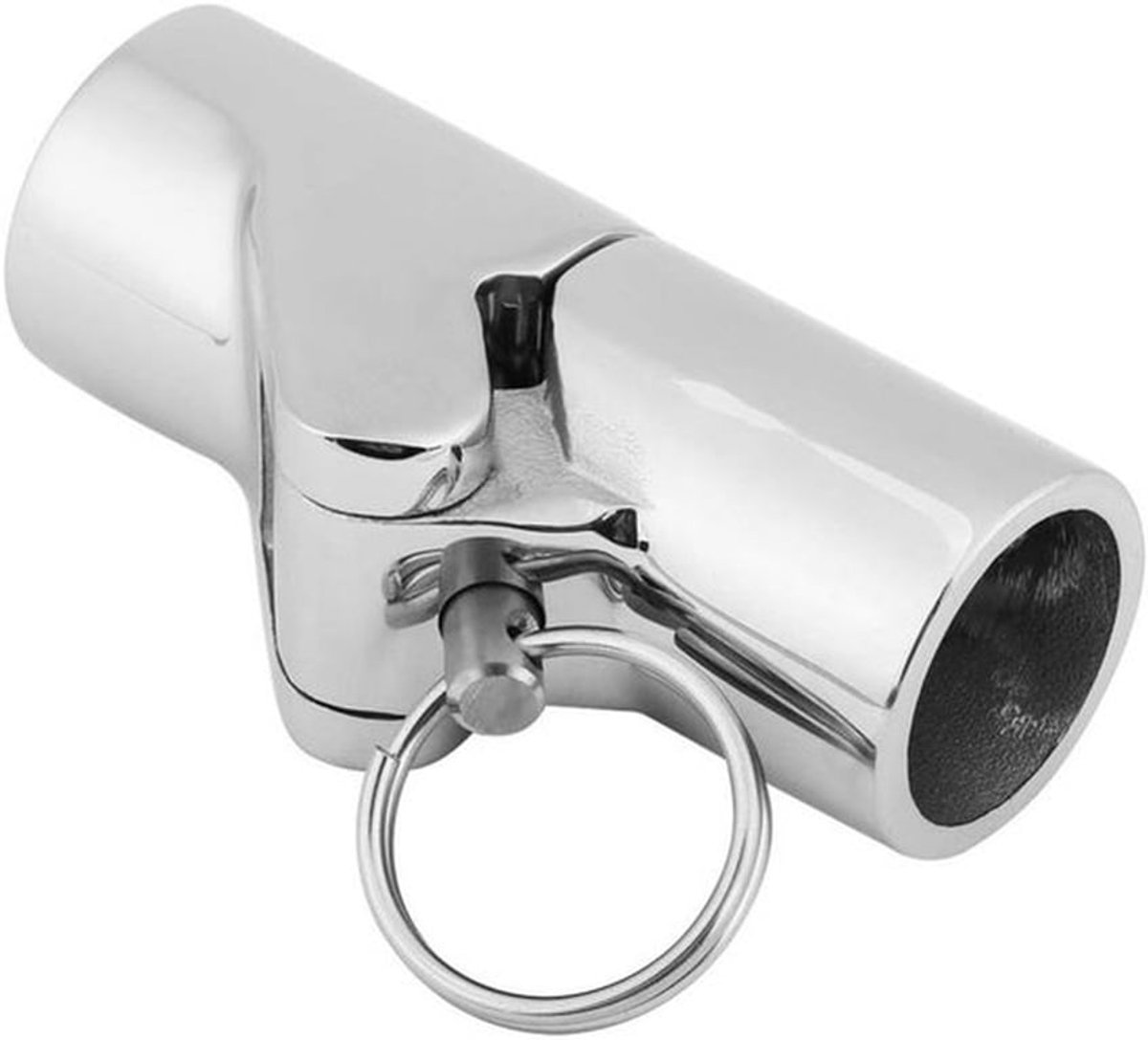 Vouwbare roestvrijstalen draaikoppeling voor buizen, 25mm, ideaal voor bootaccessoires en aanpassingen