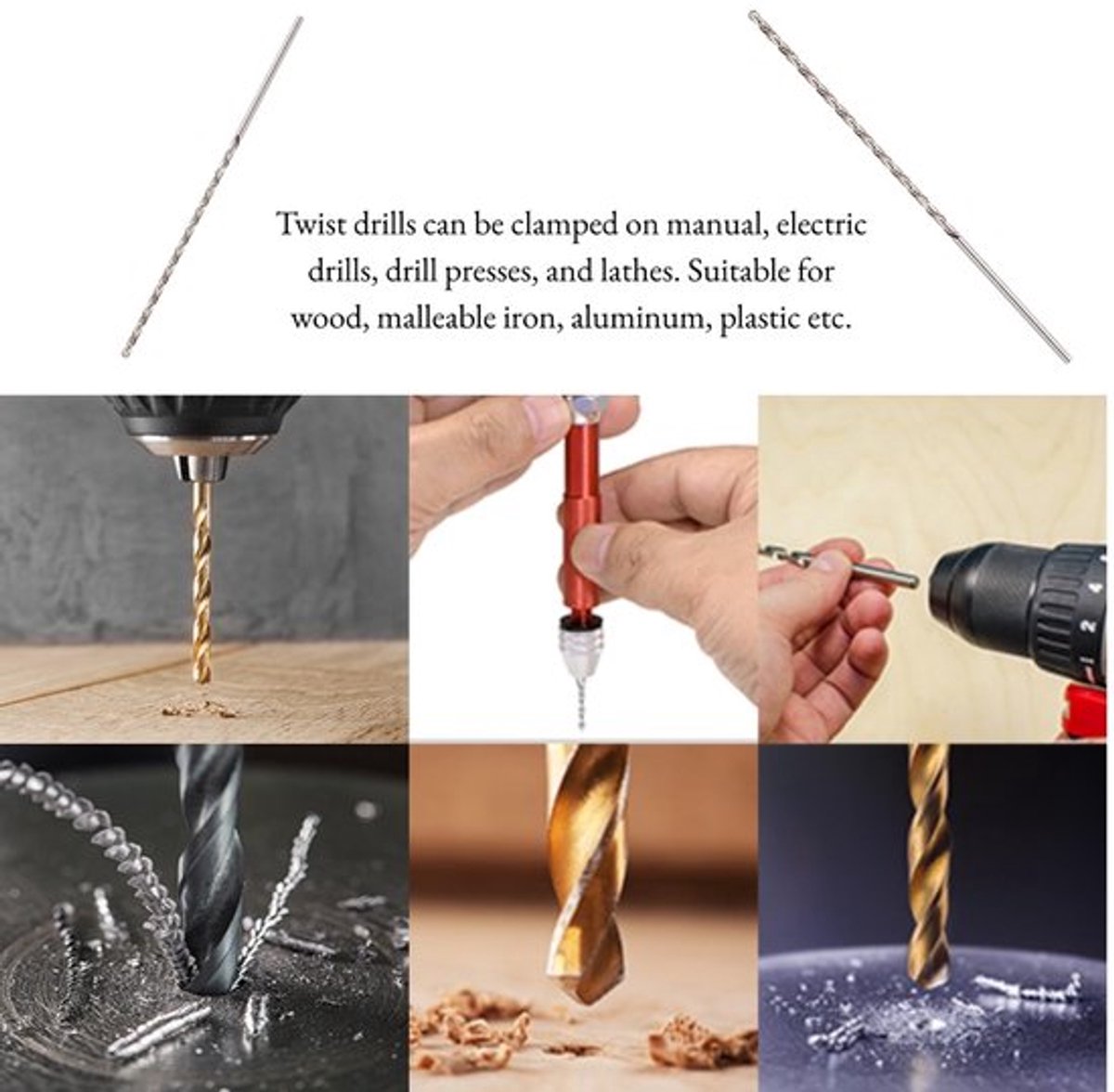 Spiral Boor met Rechte Schacht - 3mm HSS Boor voor Hout en Keramiek - Professionele Kwaliteit - 160mm Lengte - Geschikt voor Diverse Mate...