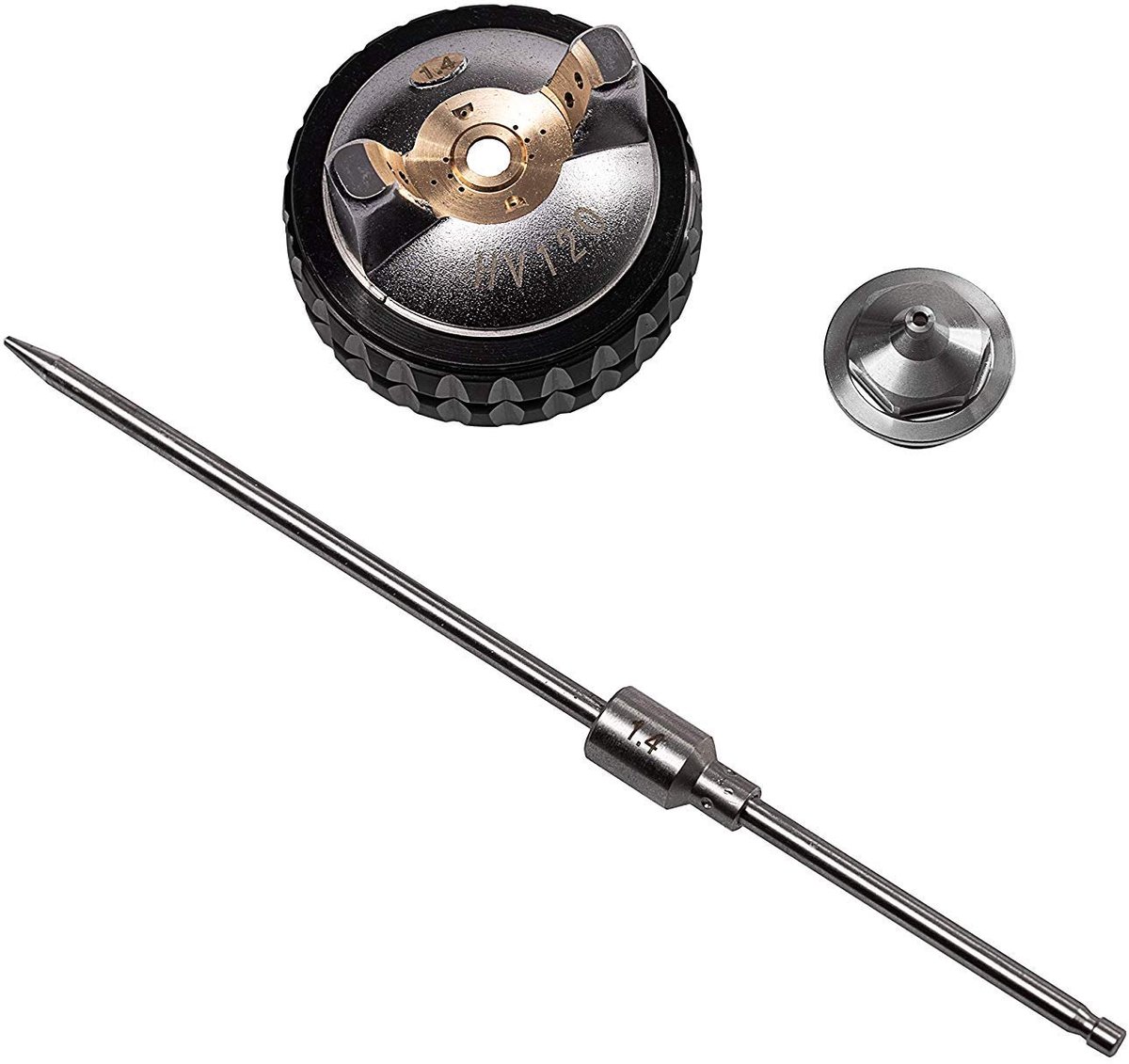 SnelShoppen - Vervangende sproeier reparatieset voor lakpistool PK60 HVLP 1,4 mm - Universeel verfpistool voor precisie spuiten, ideaal voor schilderw