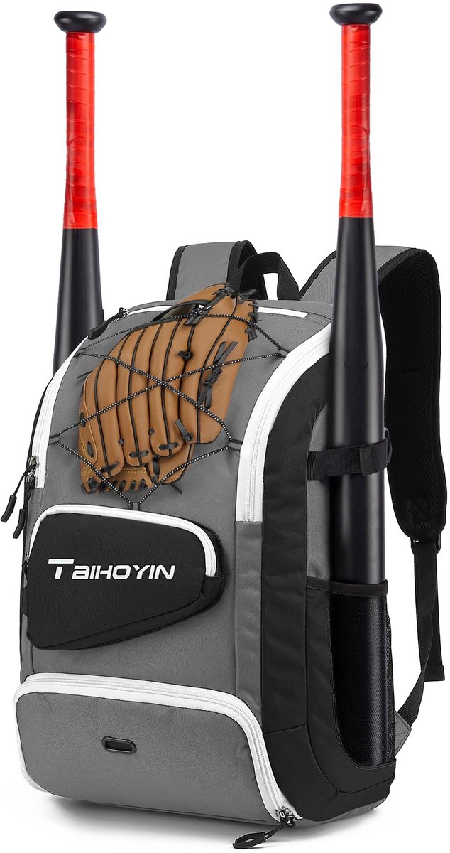 SnelShoppen - Gymrugzak met Schoenenvak en Natte Zak, 30L Waterdichte Casual Dagrugzak voor Reizen, Laptoprugzak, Sportplunjezak, Grijs, S