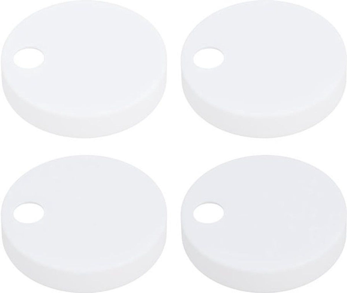 Toiletbolt Decoratieve Cover - 4 Stuks - 45mm/8mm - Kunststof - Slijtvast/Corrosiebestendig - Veiligheid/Esthetiek - Toiletdeksel