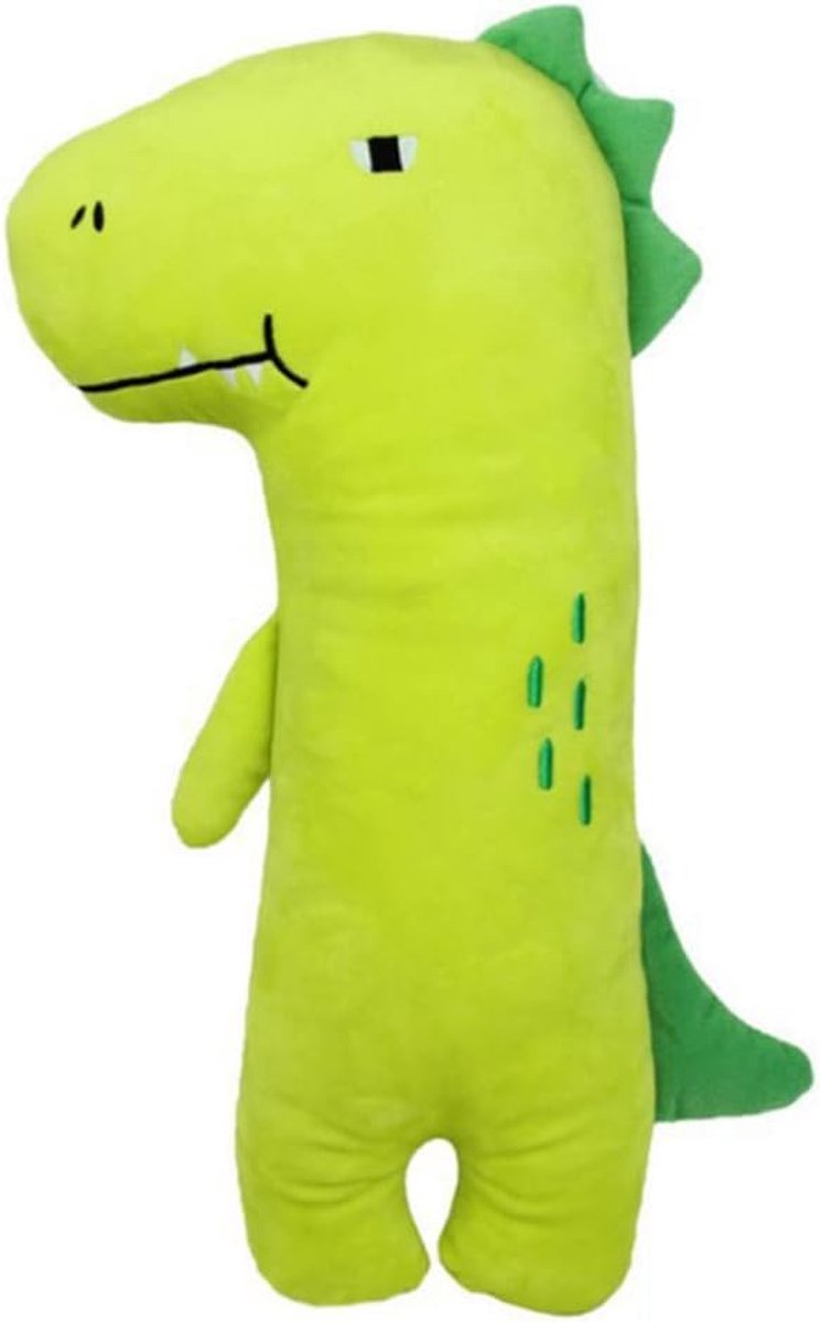 SnelShoppen - Daity Autokussen, Verstelbaar Autoveiligheidsgordelkussen, Cartoon Kussen voor Kinderen en Volwassenen, Dinosaurus Design, Ideaal voor A