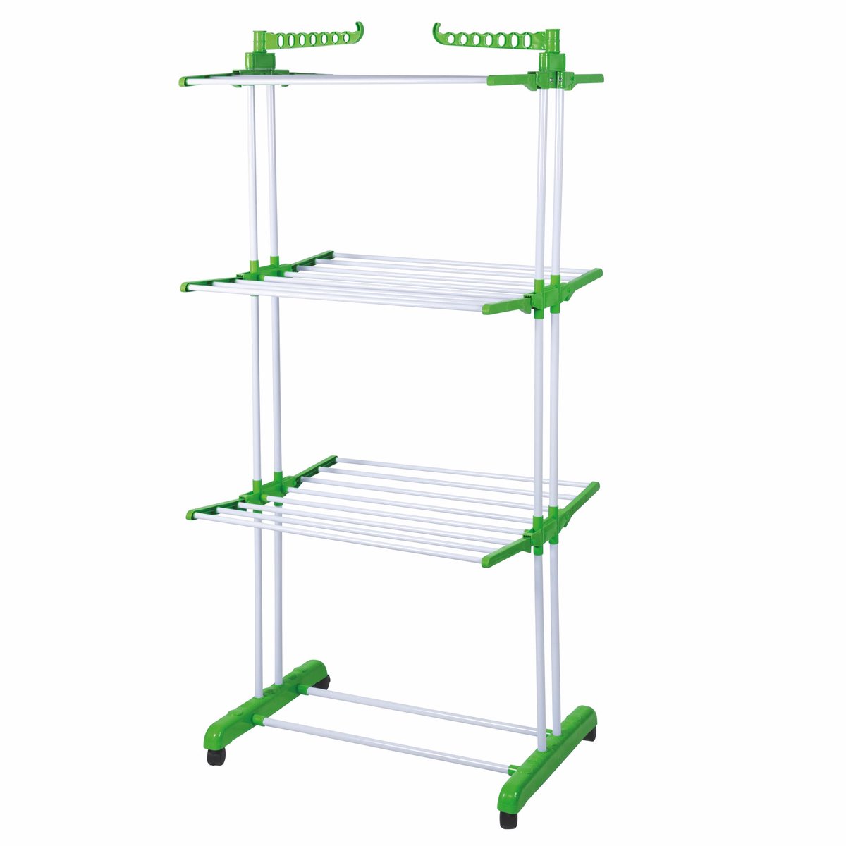 SnelShoppen - Towerdry Droogrek Metaal met Afsluitbare Vleugels en Wielen - Hoogte 171 cm - Perfect voor Binnen en Buiten - Ideaal voor Wasgoed en Kle