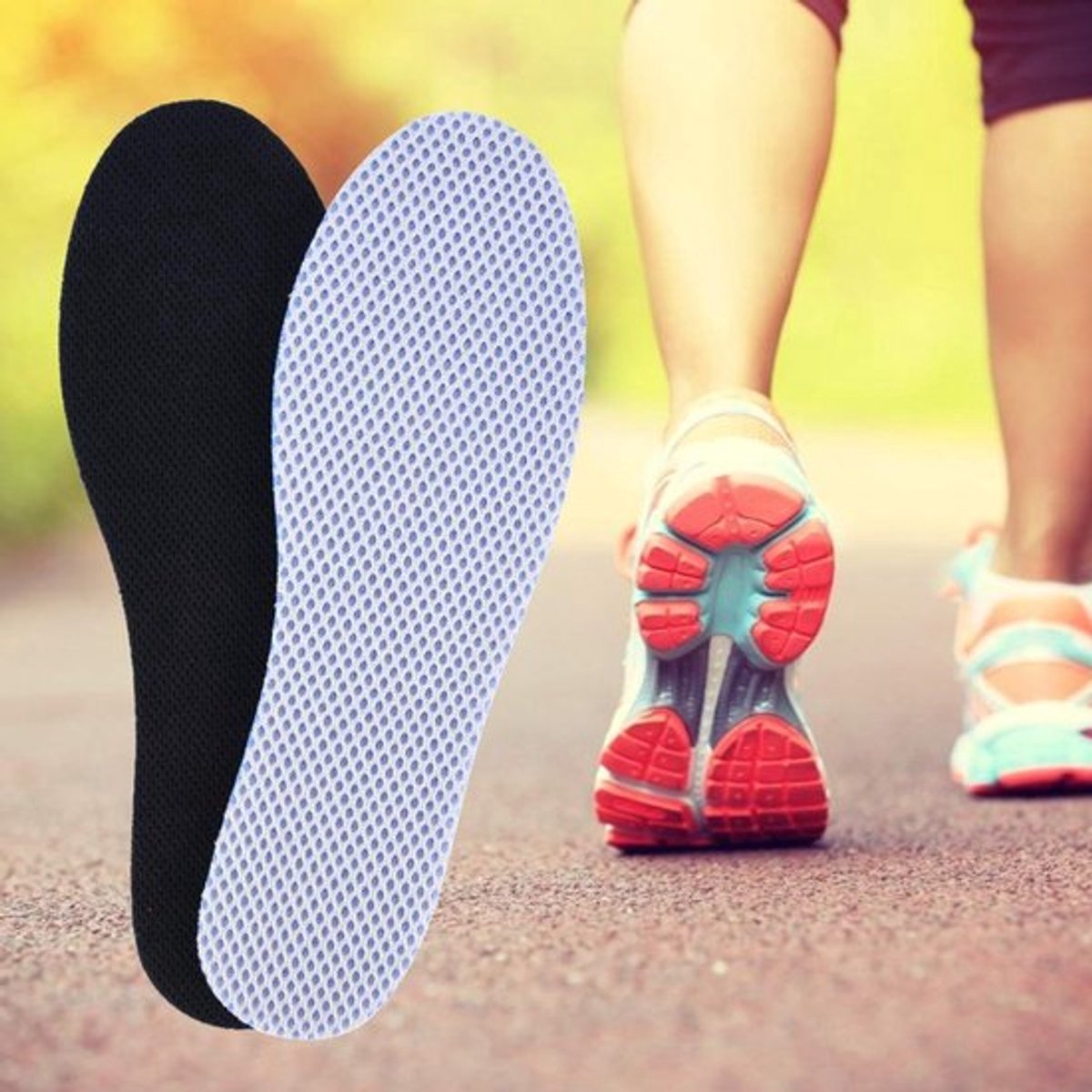 Inlegzolen Ademend - Comfortabele Binnenzolen - Vervangende Inlegzolen - Geschikt voor Sportschoenen - Maat 37-38 - 1 Paar - Schoeninlegzolen