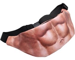 Funny White Elephant Gifts for Men Women Gag gifts Christmas Gift Exchange,Belly Fanny Pack Dad Bag Fake Beer Belly Waist Pack Unisex Waist Bag