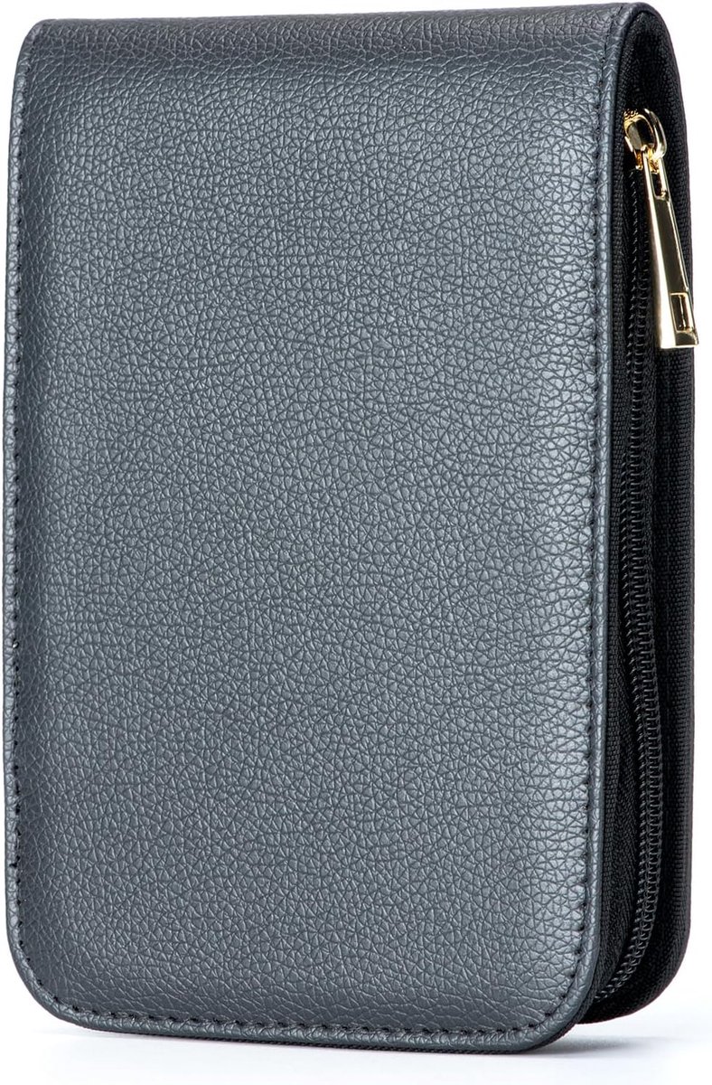 SnelShoppen - Compact Klein Etui met 12 Sleuven voor Vulpennen en Rollerbalpennen, Organizer Tas, Perfect voor Thuis, Kantoor en Op Reis