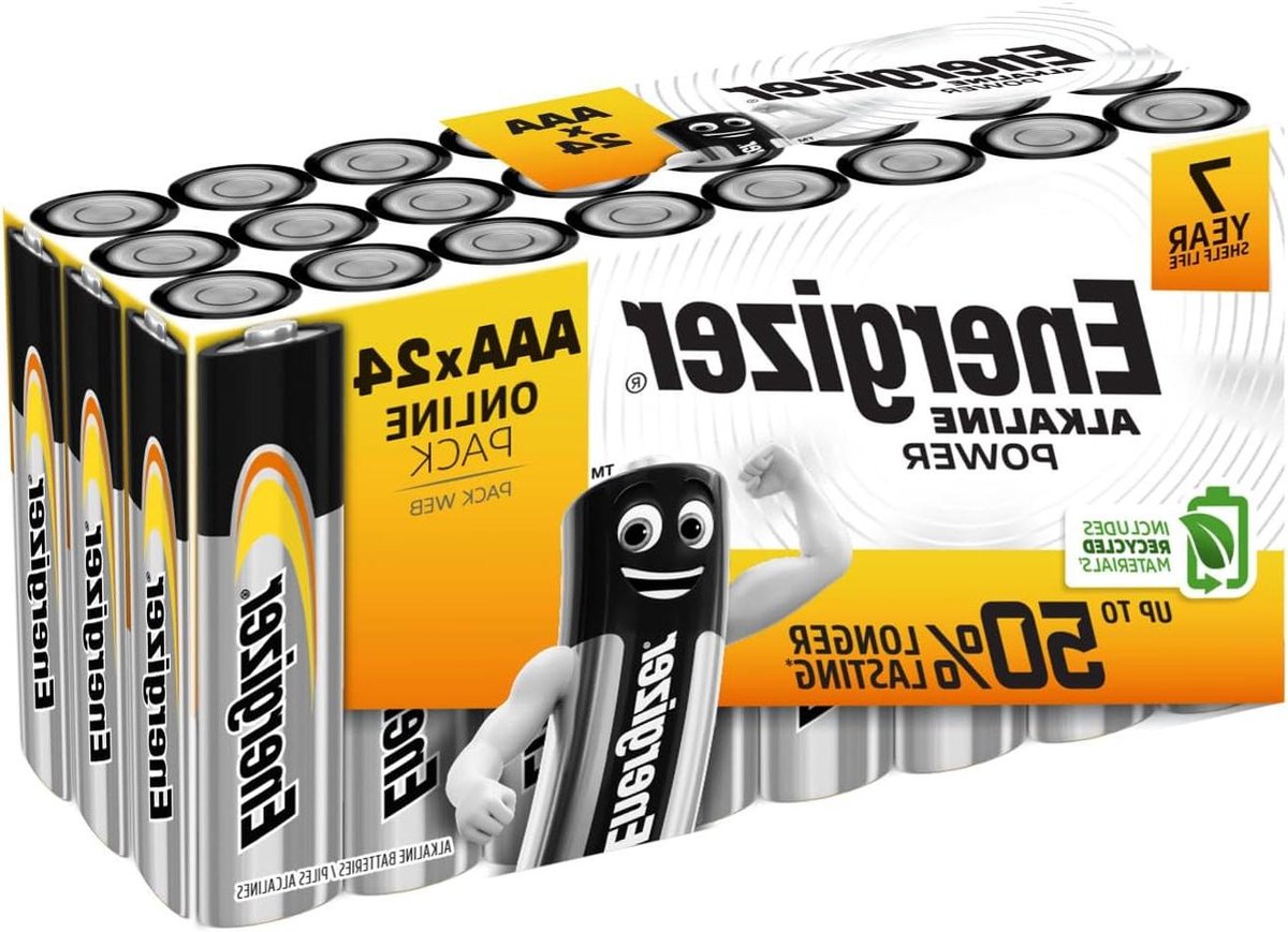 AAA Batterijen - Alkaline Stroom - Apparaten Voeden - Lange Houdbaarheid - 24 Stuks - Zilver