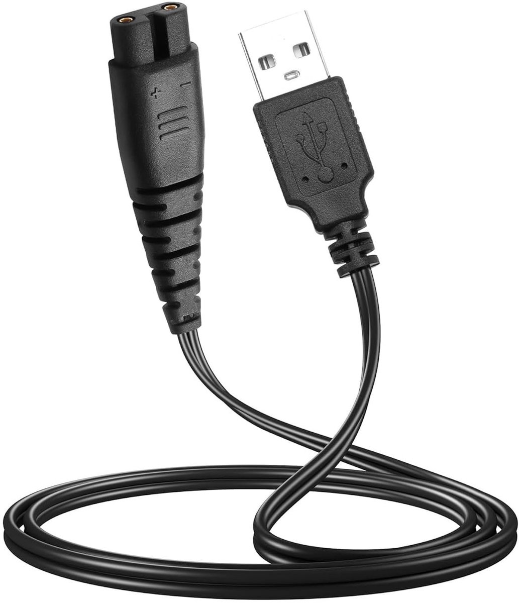 Oplaadkabel voor scheerapparaat en baardtrimmer, vervangende 5V voedingskabel voor diverse modellen