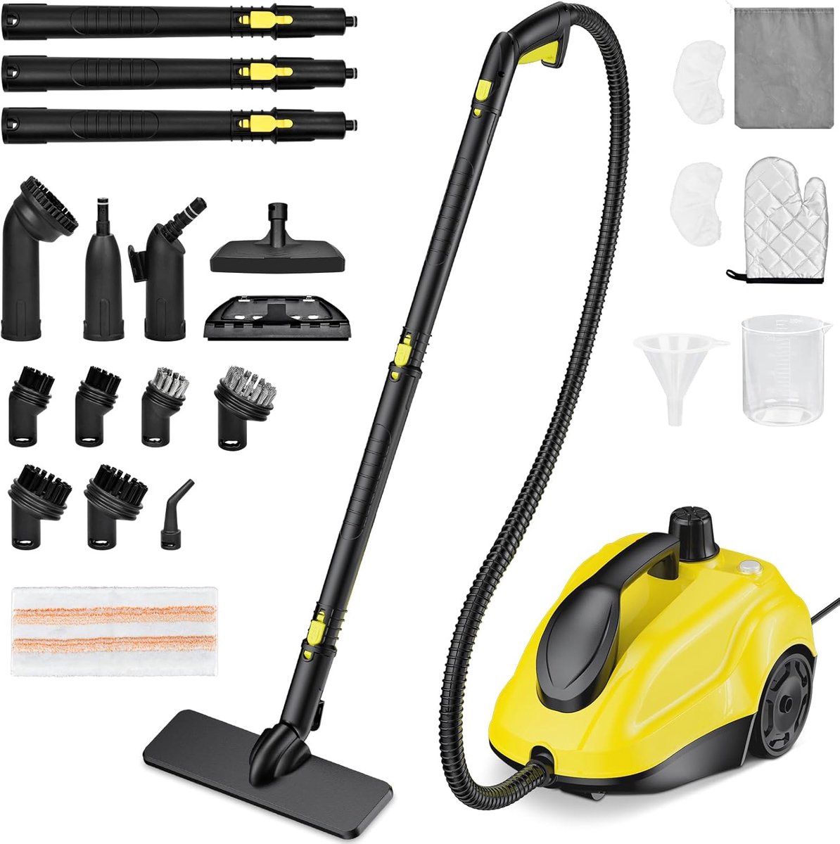 SnelShoppen - Volledige Wasmachine 10 kg, 2000 W, 5 bar, 1400 tpm, 23 accessoires, Ideaal voor Kleding, Beddengoed, Handdoeken, Efficiënt Wassen