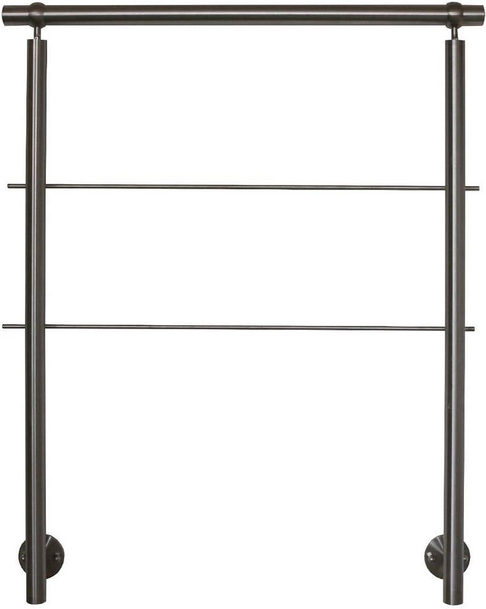 Roestvrijstalen Balustrade - Leuning Palen - Terras Balkon - Zijdelingse Montage - 120 cm - Roestvrij Staal