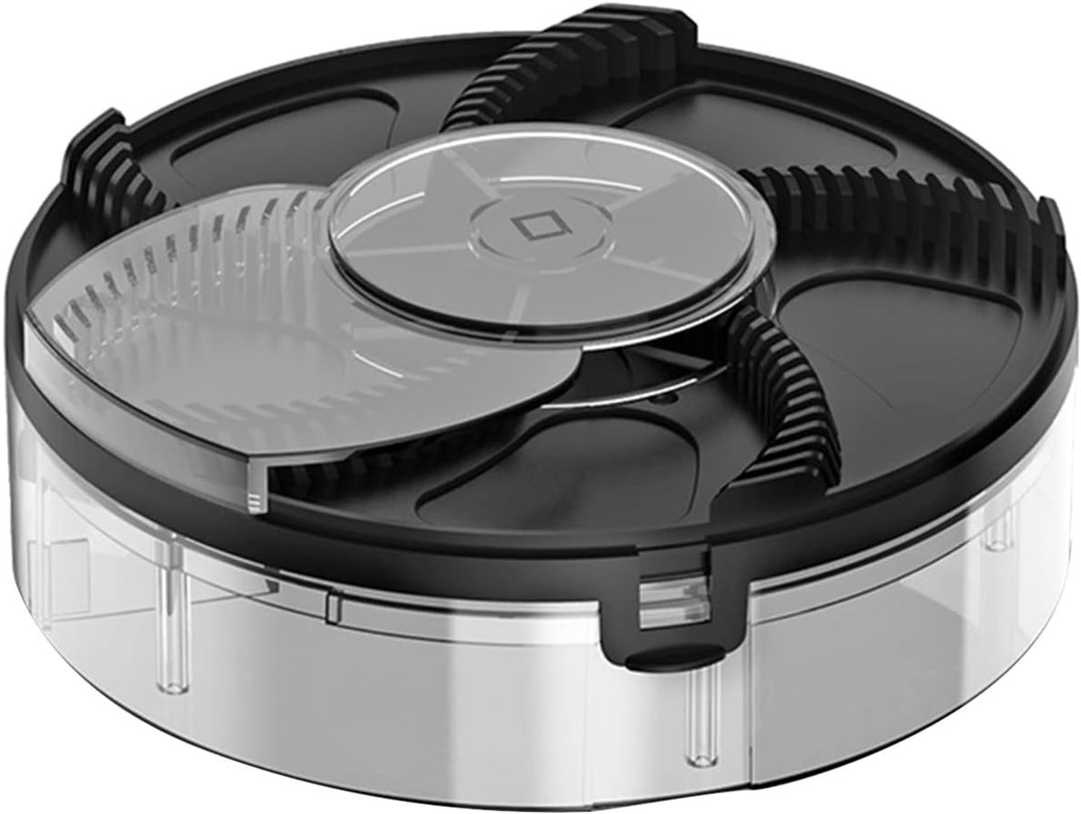 Elektrische automatische muggen- en vliegenvanger met afstotingssysteem, vliegval inclusief reflecterende panelen voor planten- zwart