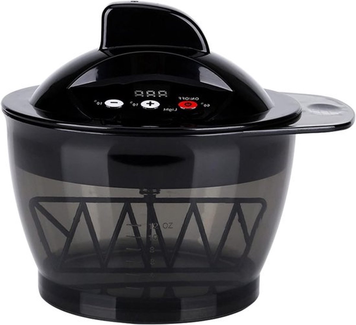 Haarkleur Mengkom - Automatische Mixer - Haarverf Mengen - Zelftiming Functie - 320 ml - Zwart