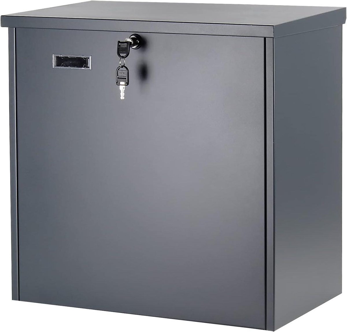 Pakketbox - Brievenbus - Pakketten Ontvangen - Inwerpsysteem Slot - 50cm Hoog - Grijs