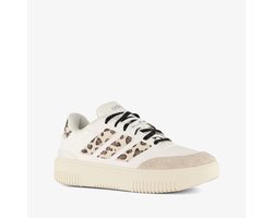 Adidas Courtblock Bold dames sneakers beige - Maat 36 - Uitneembare zool