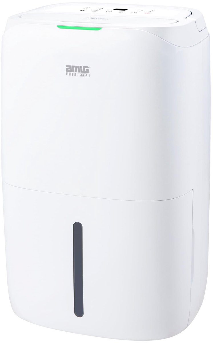 SnelShoppen - MIST Luchtontvochtiger 25 Liter per Dag - Verwijderbaar Reservoir 6,5 Liter - Vochtigheidsregeling en Timer - Stil 48 dB - Ideaal voor W