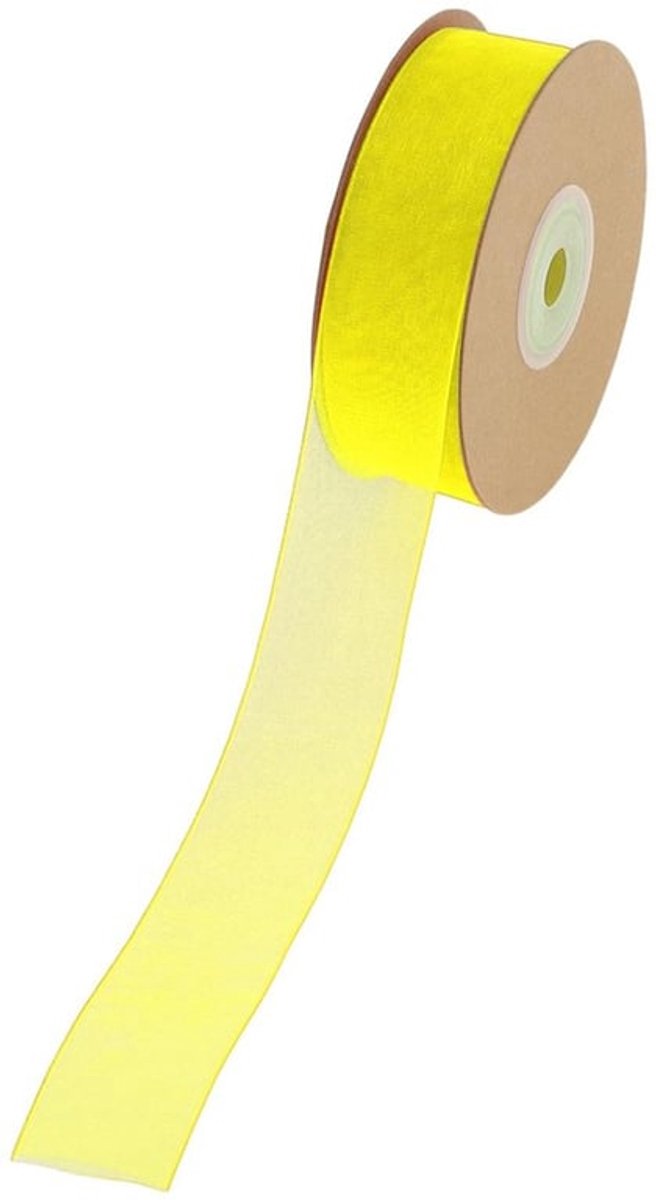 Cadeaulint 22,86 m x 2,5 cm - Bruiloftsdecoratielint - Geschenklint - Creatief Lint - Duurzaam - Flexibel Ontwerp - Decoratielint