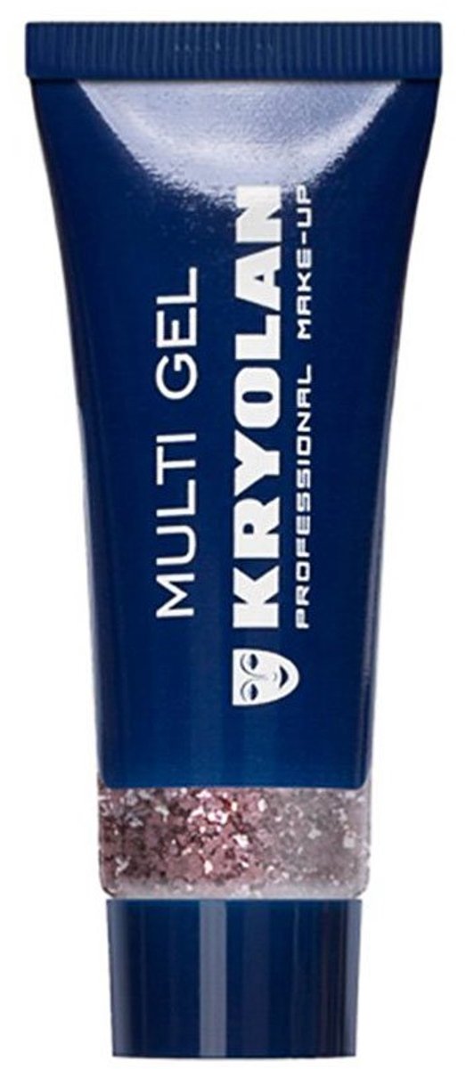 Kryolan Glittergel Roze Grof