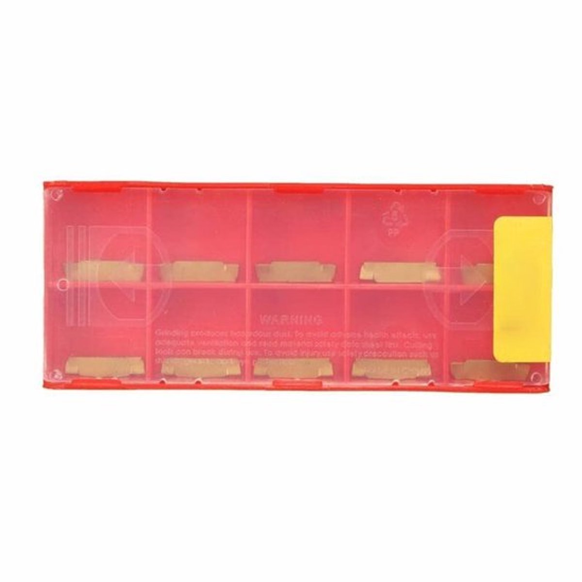 Karbide-inzetstukken 10 stuks - MGMN200-G - 2 mm breedte - Geschikt voor MGEHR/MGIVR - Gouden KDC-materiaal - Duurzaam en praktisch - Snij-inserts