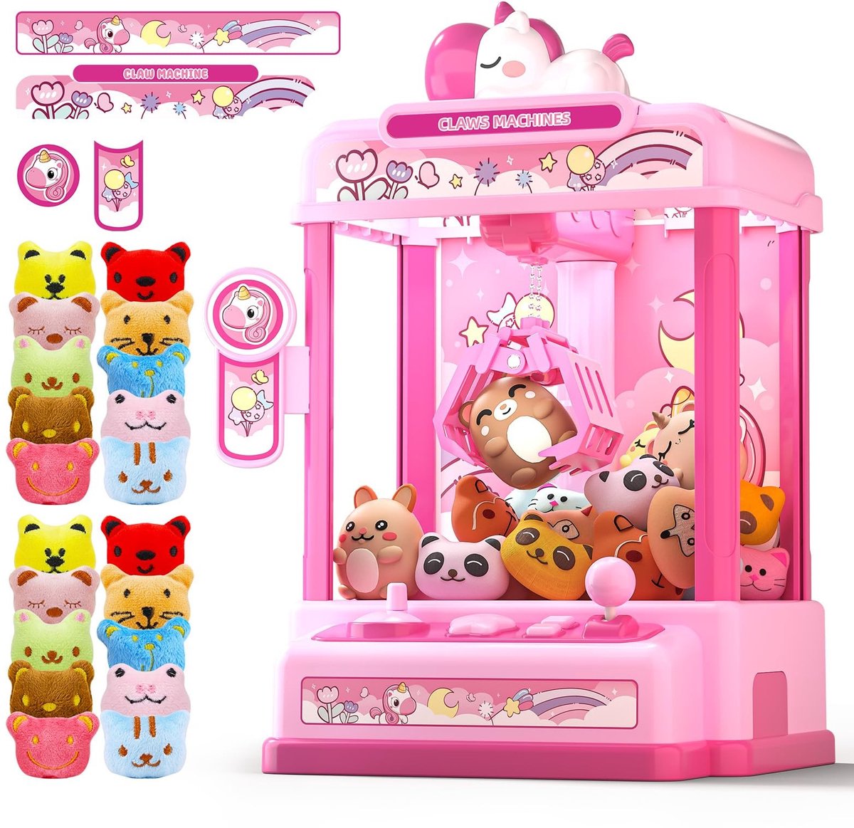 Solidchoice - Mini Grijpmachine voor Kinderen met Snoepjes en Speelgoed