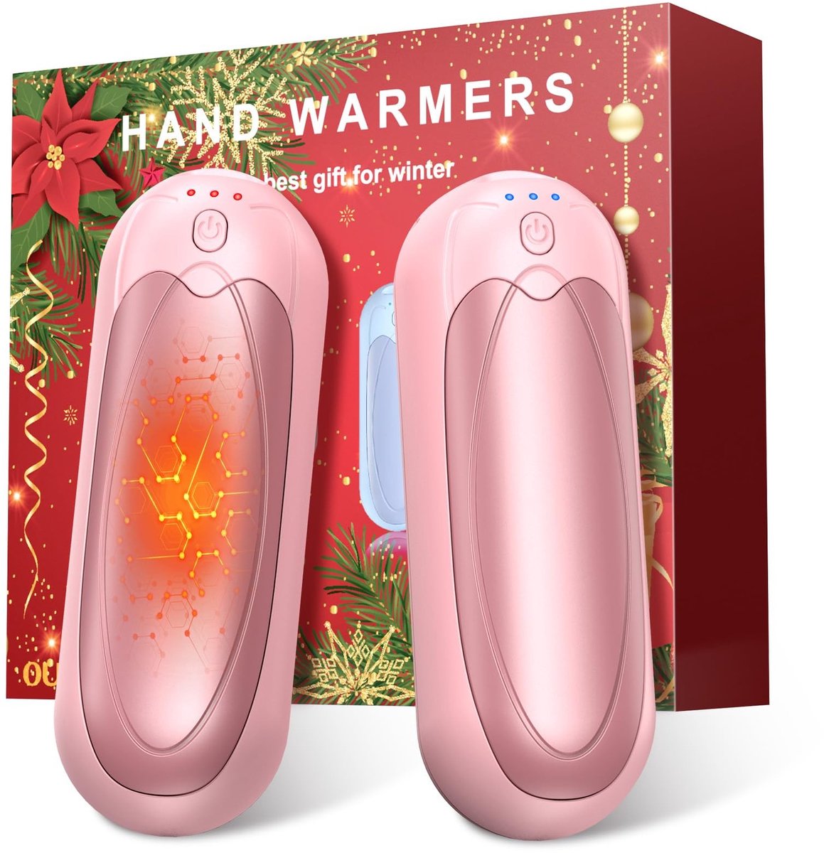 Solidchoice - Oplaadbare Handwarmers 7500mAh met 3 Warmte-instellingen en Magnetisch Ontwerp