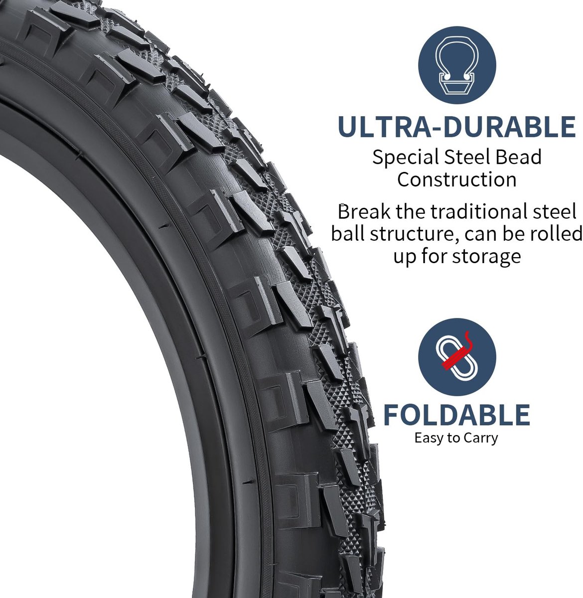 Solidchoice - 16 Inch Vervangende Fietsbanden voor Kinderen