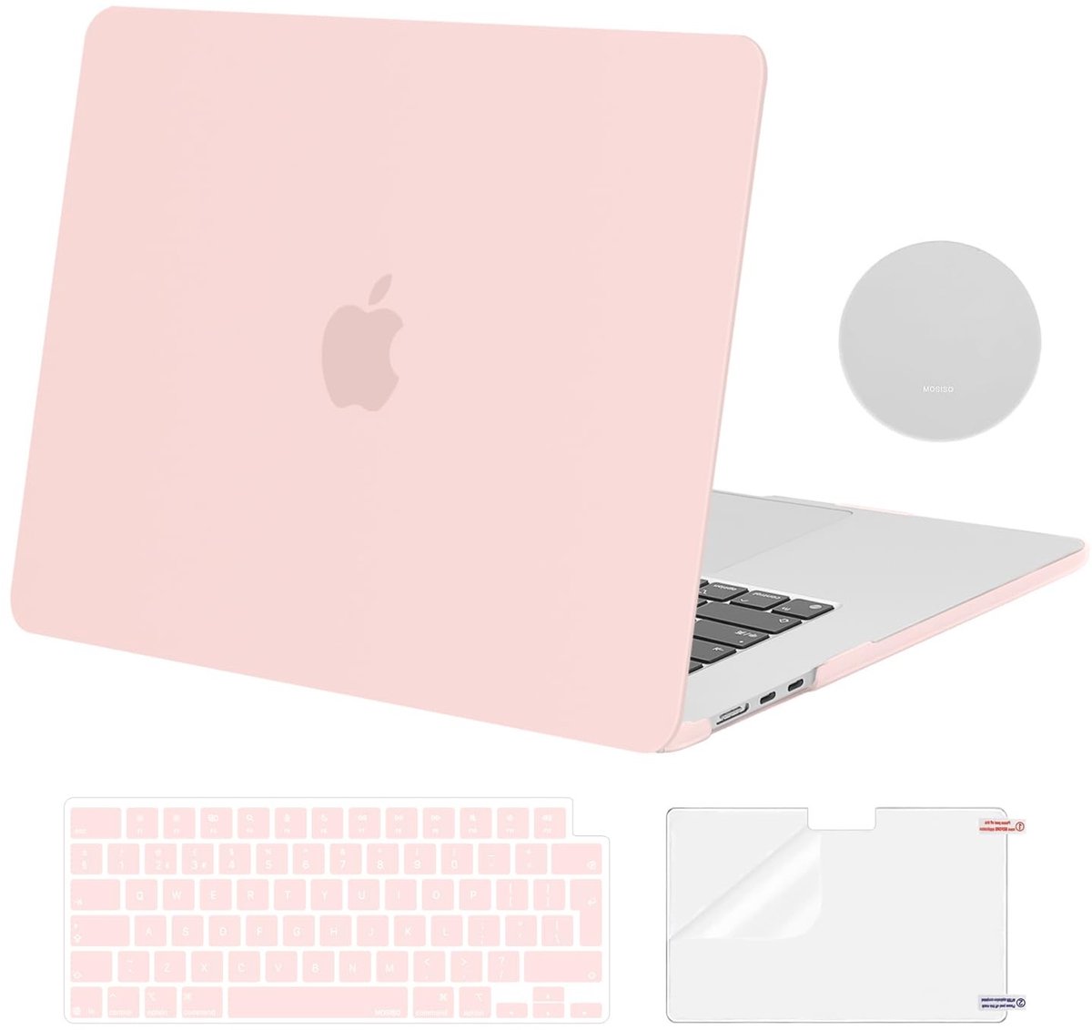 Solidchoice - Beschermhoes voor MacBook Air 15 Inch met Accessoires