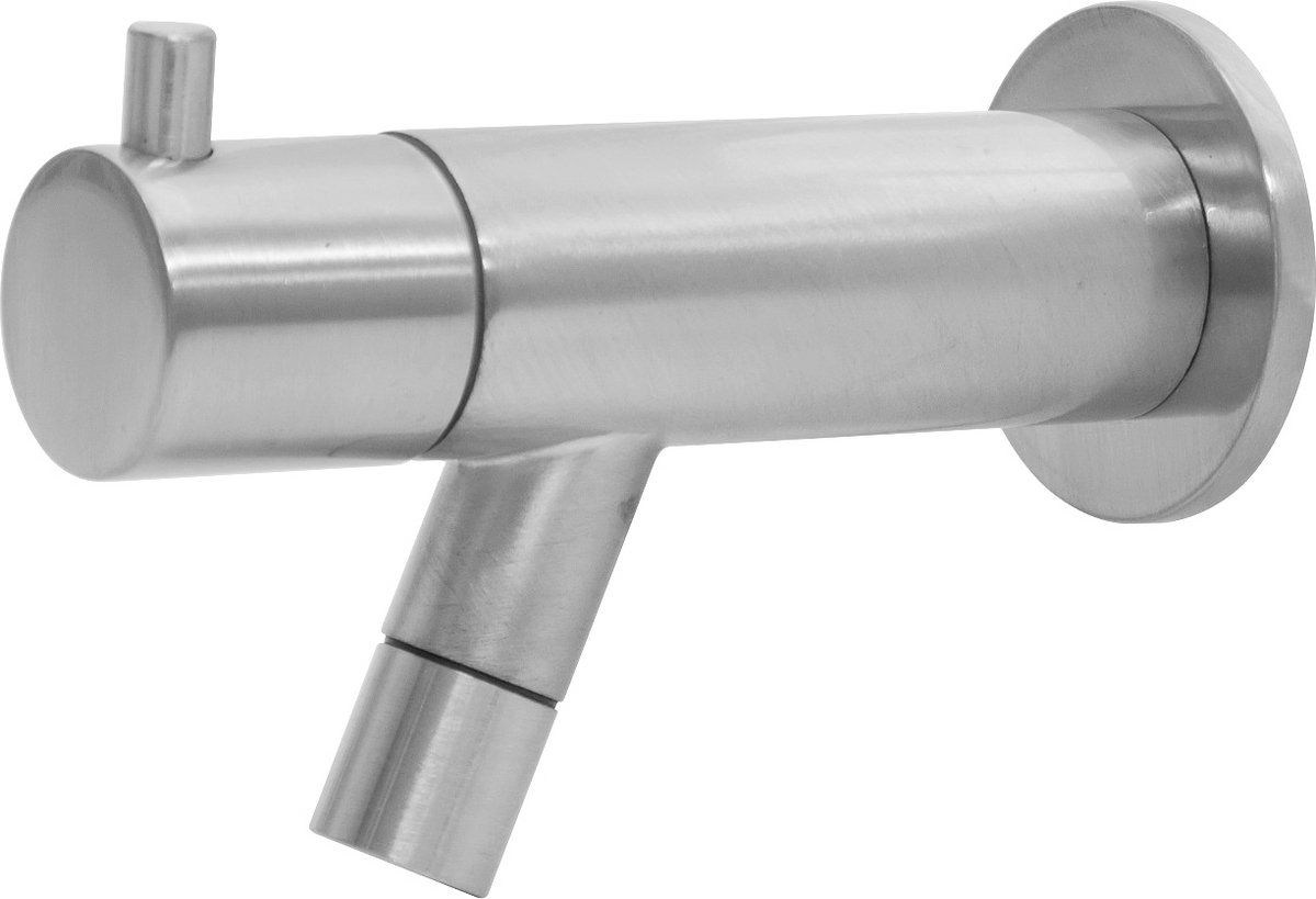 Wand toiletkraan Sanitado Industry in RVS