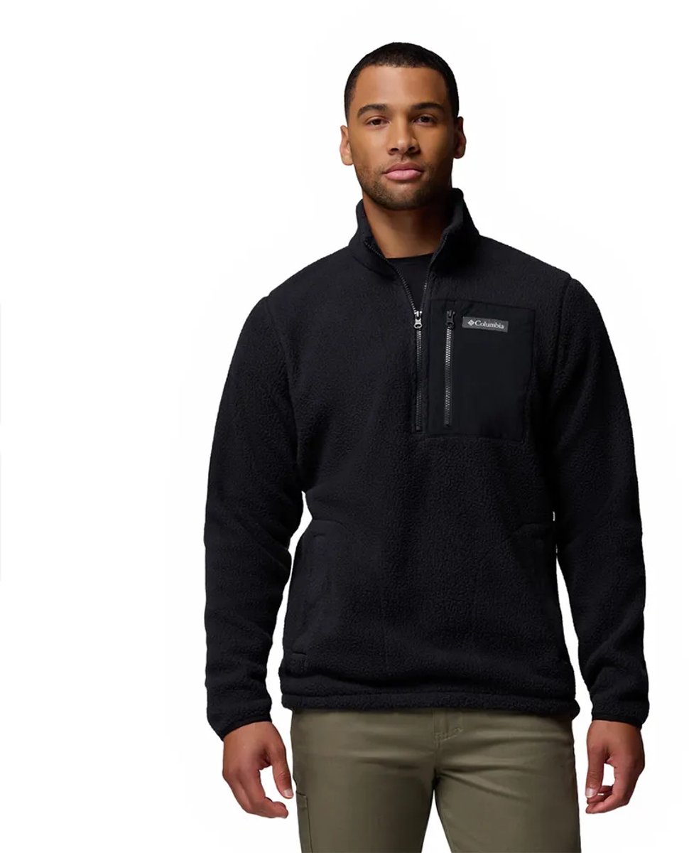 Columbia Jasper Ridge™ Pebbled Fleece Met Halve Rits Zwart L Man
