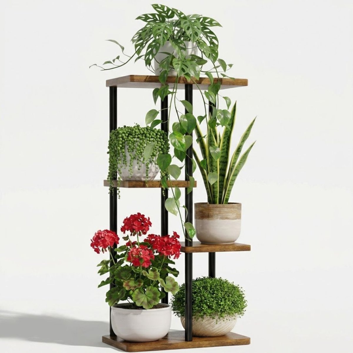 Zavio® Plantentafel - Plantenstandaard voor Binnen - Plantenzuil