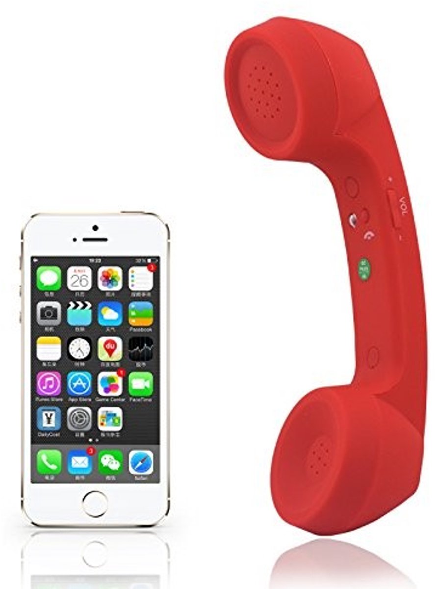 Solidchoice - Draadloze Retro Telefoon Handset voor Smartphones en Tablets