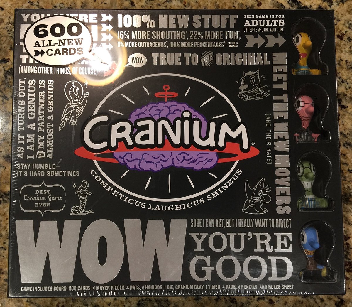 Solidchoice - Cranium WOW Bordspel voor Gezelligheid en Creativiteit