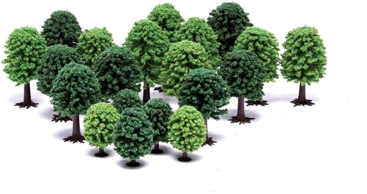 Solidchoice - Hobby Deciduous Trees voor Modelspoor en Diorama's
