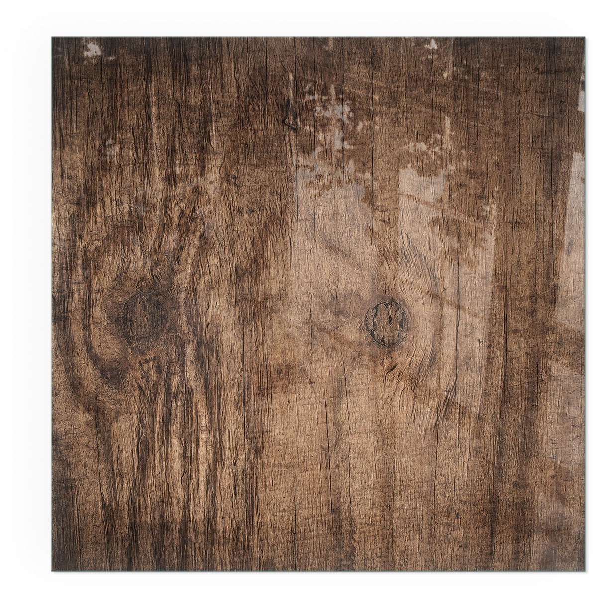 ArtPrintCavePlaat voor onder houtkachel - 60x60cm - Onderplaat kachel - Kachel vloerplaat Bruin - Vloerplaat openhaard