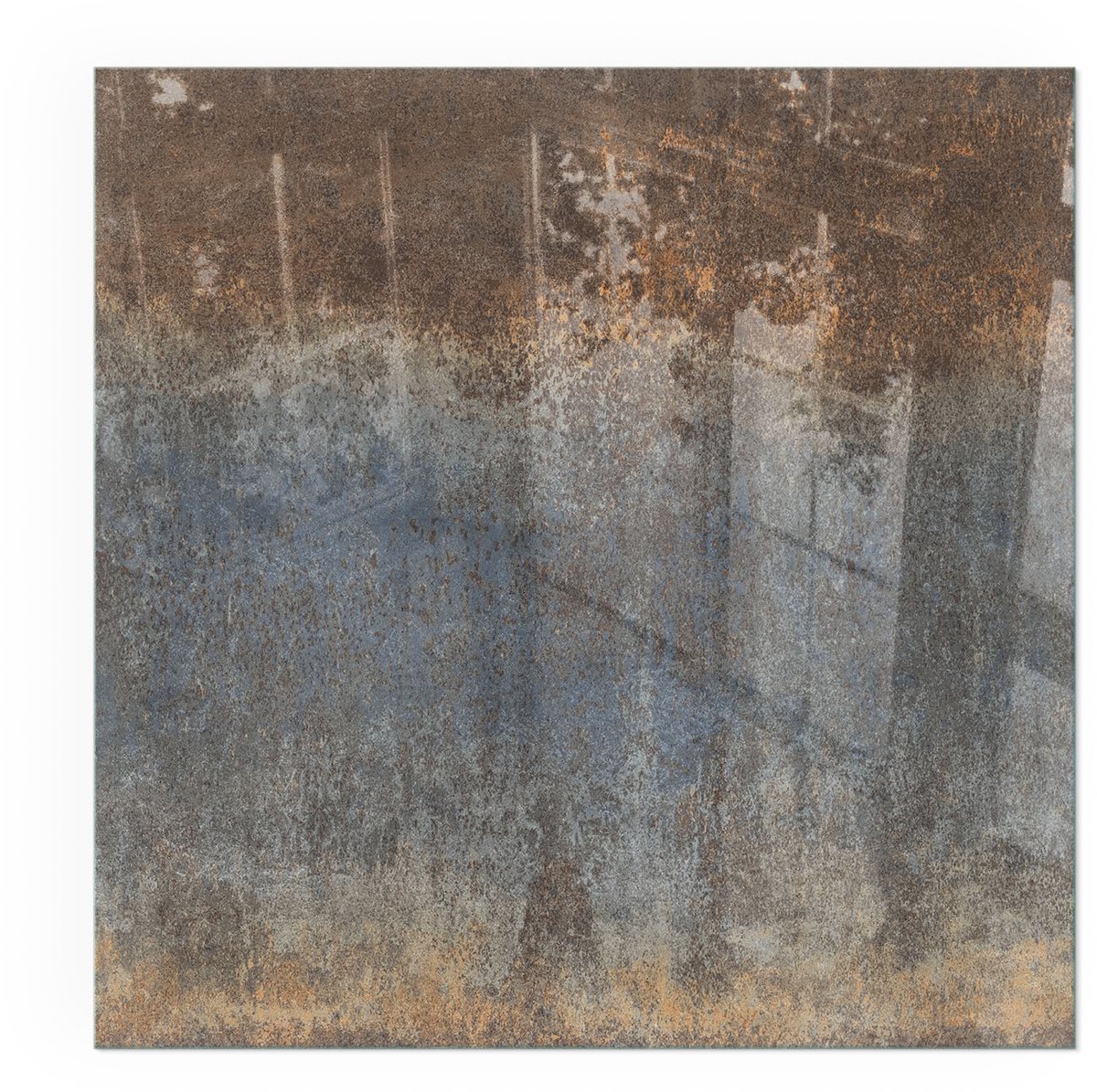 ArtPrintCavePlaat voor onder kachel - 50x50cm - Vloerplaat voor houtkachel - Kachel vloerplaat Bruin - Vloerplaat openhaard