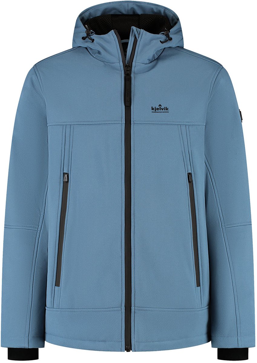 Kjelvik Dax Heren Outdoorjas Licht Blauw