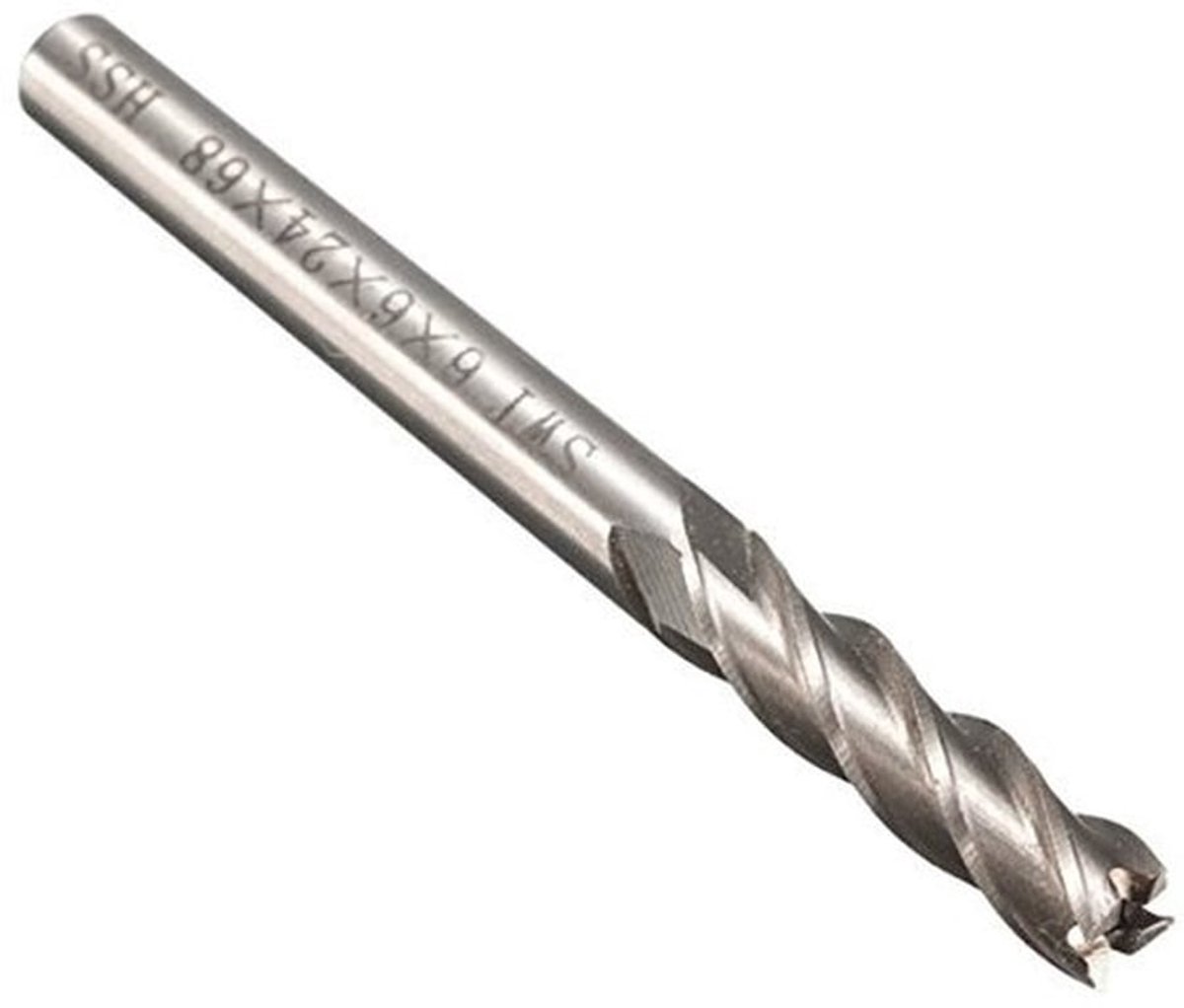 5-delige routerbit set - snijbladen - 6 mm schacht - Voor fijn frezen - Geschikt voor houtbewerking - 68 mm snijlengte
