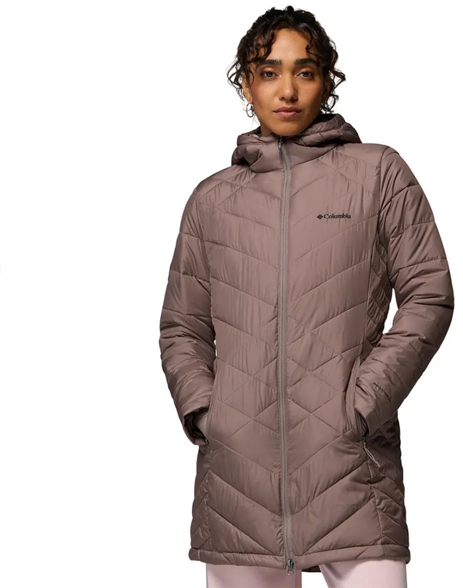 Columbia Heavenly™ Long Jas Bruin,Grijs M Vrouw