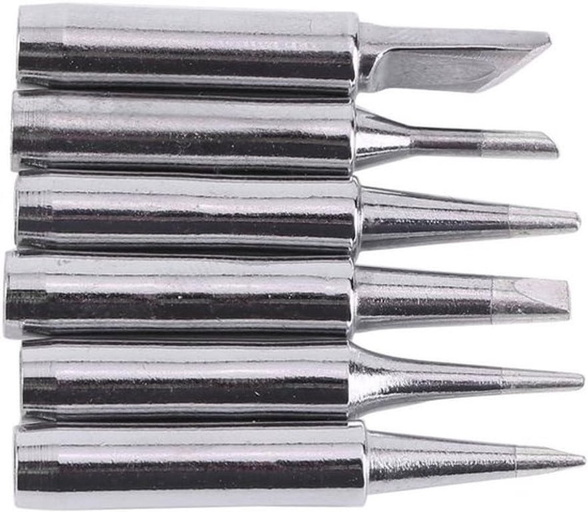 Vernikkeld Koperen Soldeerpunt Set - Soldeerstation Accessoires - Diverse Vormen en Maten (15 Stuks)