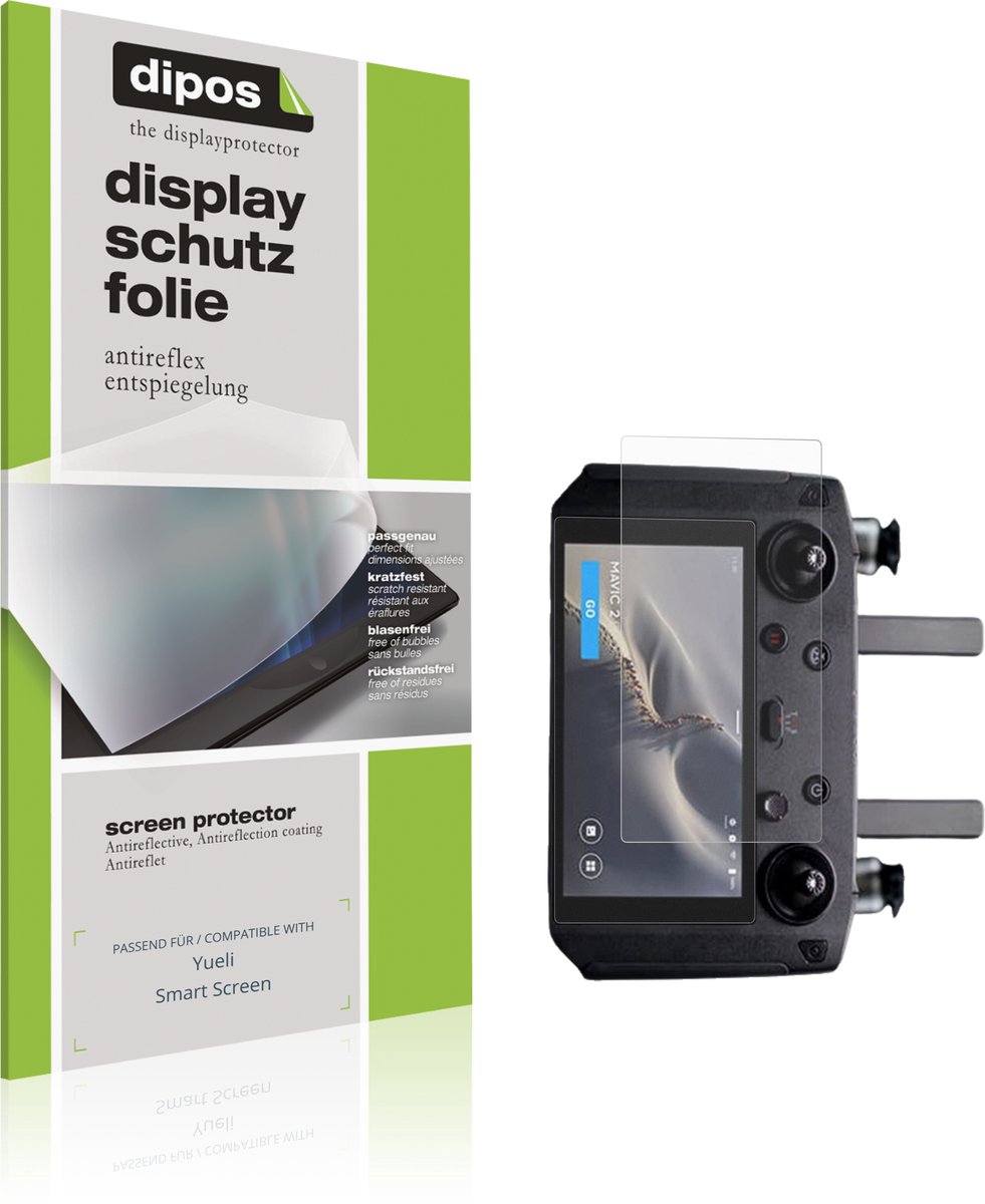 dipos – 2x Matte Beschermfolie geschikt voor Yueli Smart Screen | Krasbestendige & antireflecterende Screenprotector Ultra-Thin