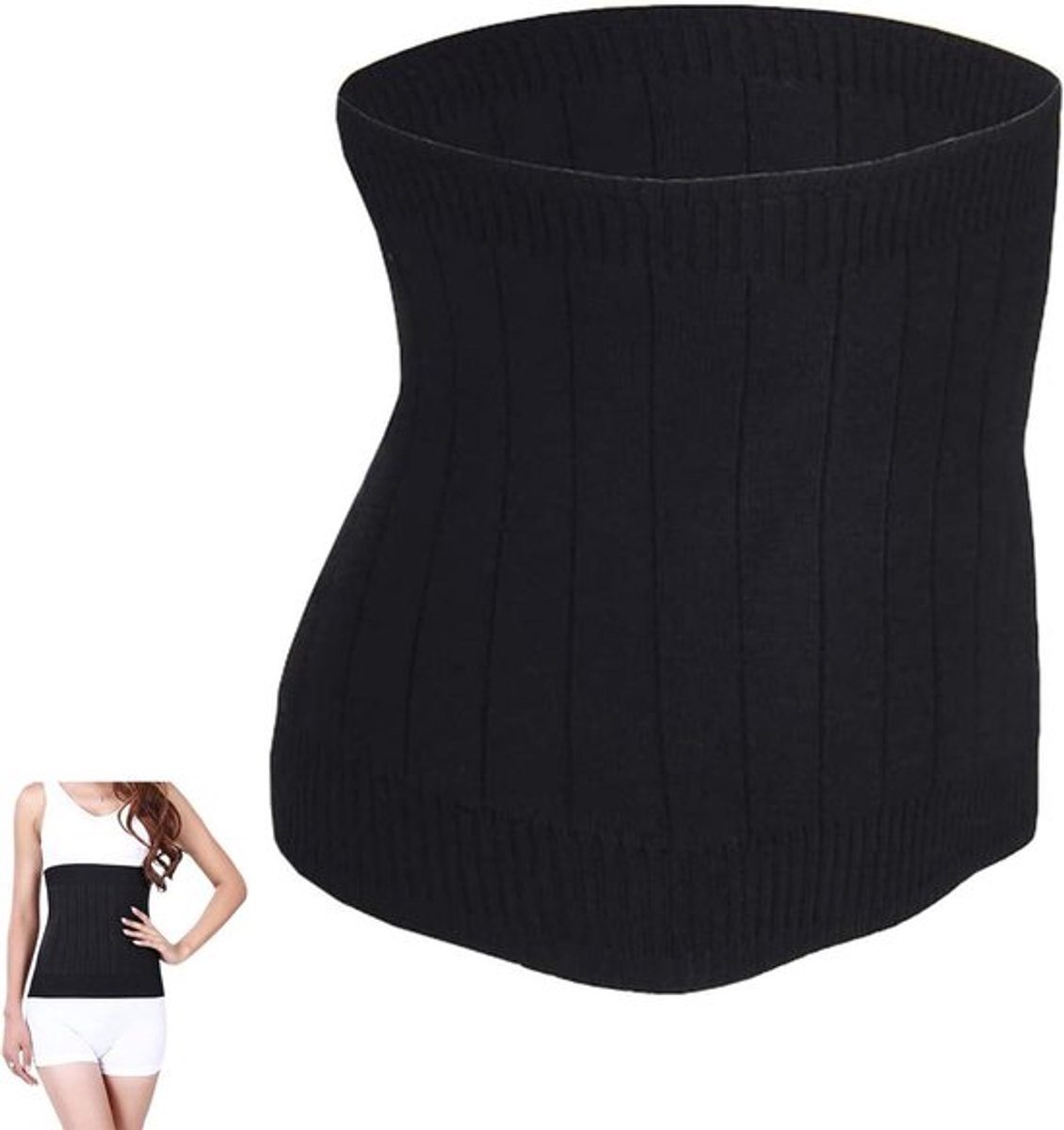 Nierwarmer met thermisch pluche voor winter, elastische taille ondersteuning