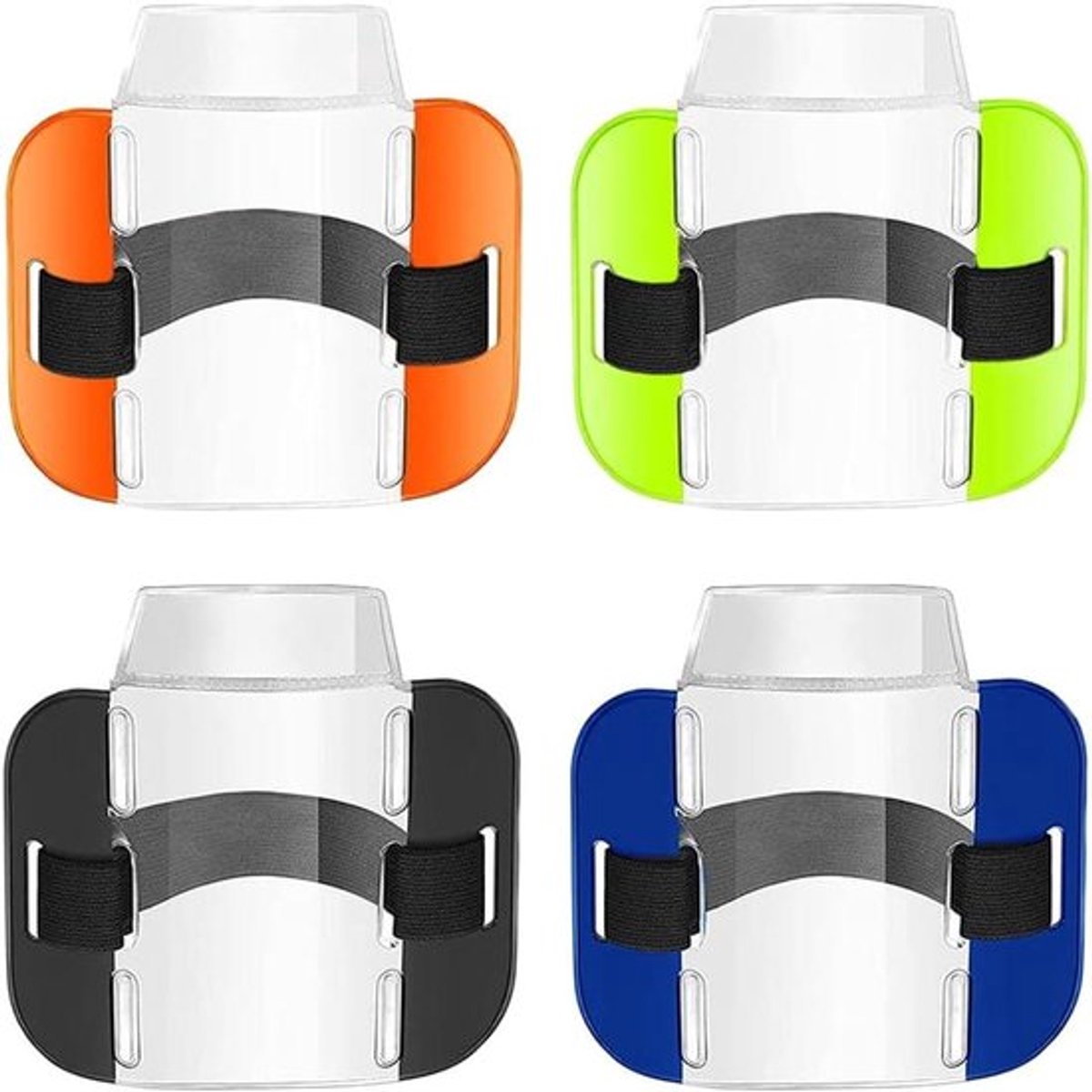 Verstelbare arm badgehouders - Set van 4 stuks