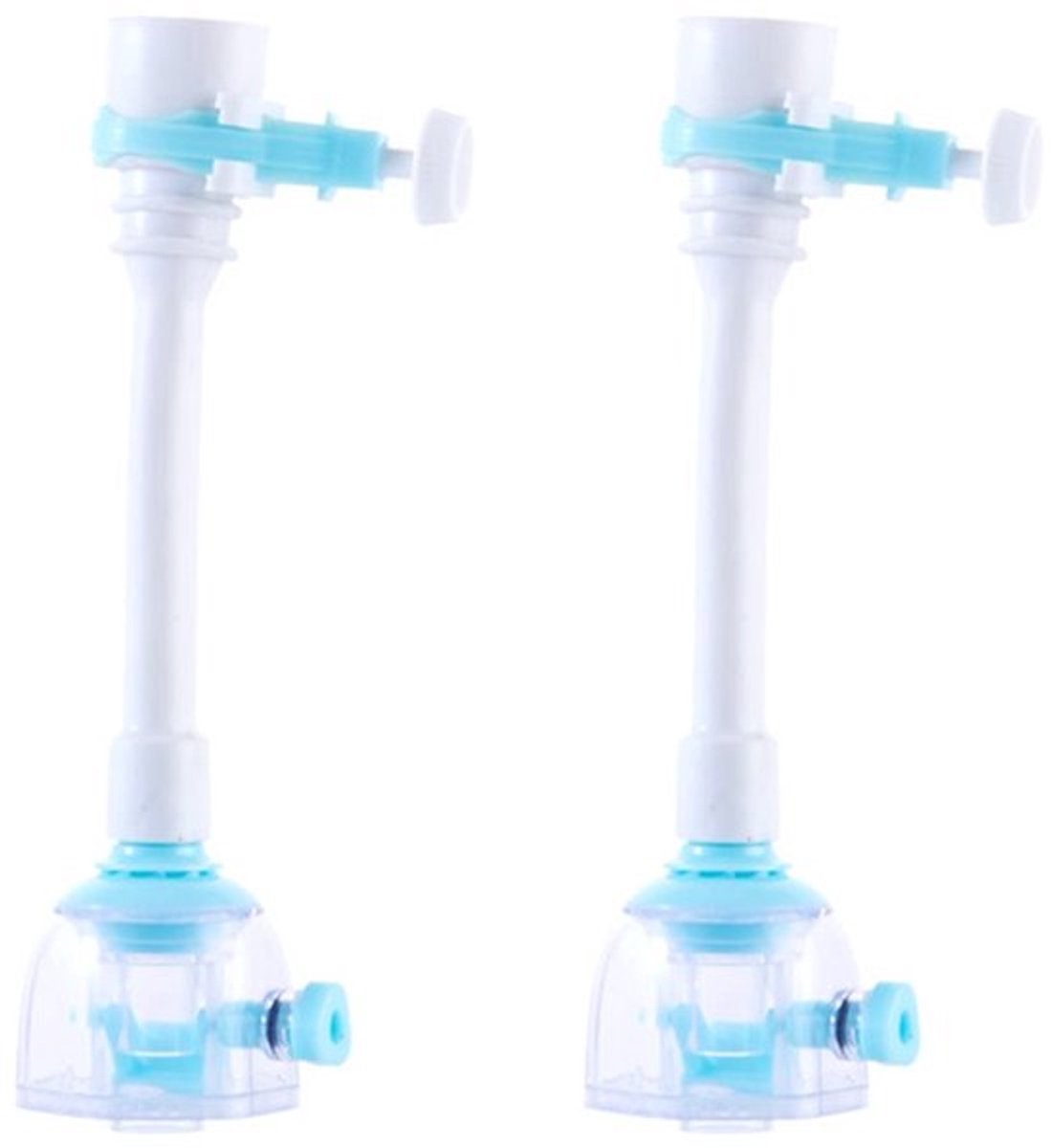 Kraan Extender 17,5 cm - Verstelbare Tap Extender - Draaibare Waterafvoer - Geschikt voor Ronde Tuiten 15-23 mm - PVC - Duurzaam en Milieuvriendelijk - Kraanverlenger