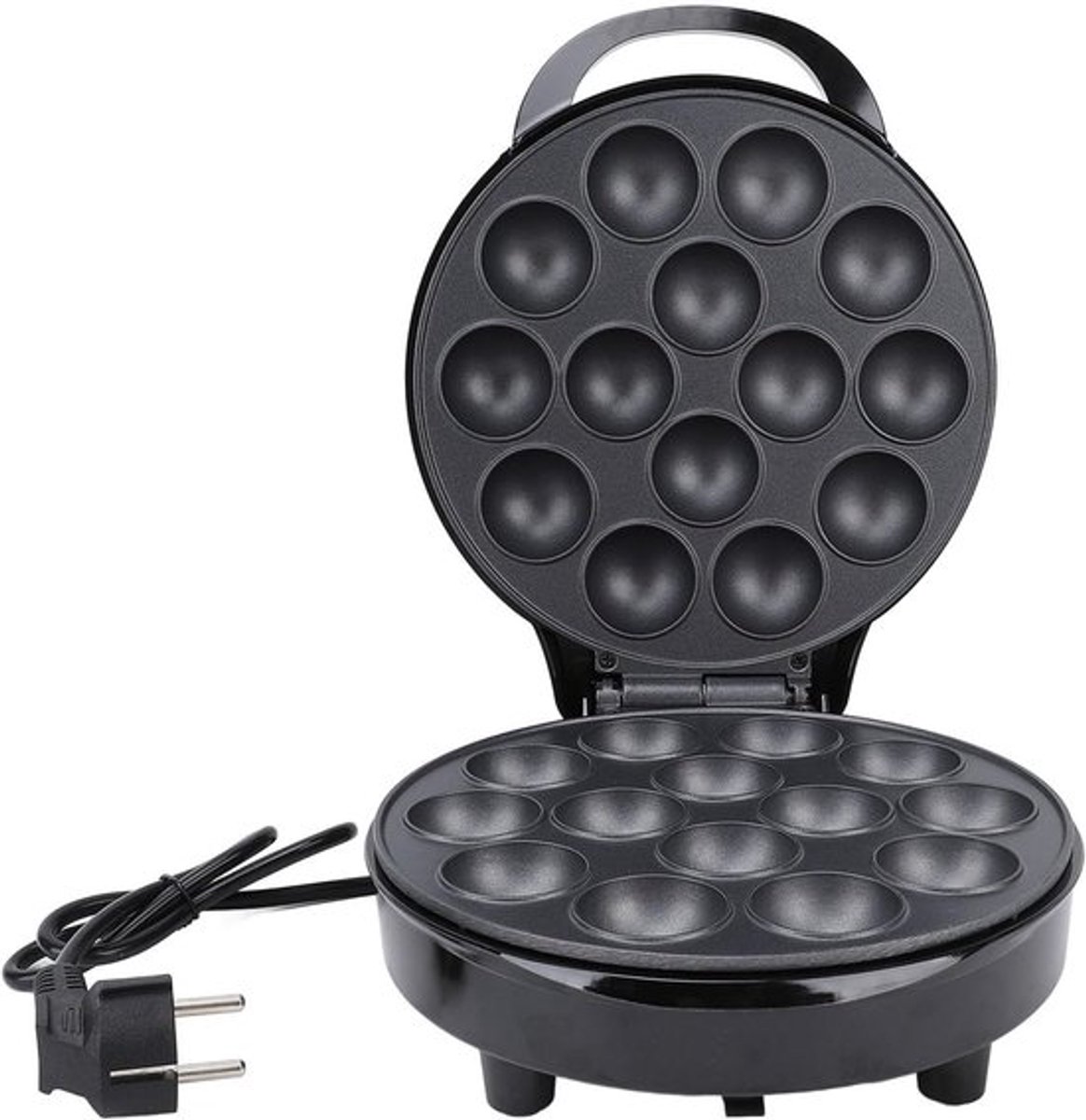 Takoyaki Maker - Elektrische Machine voor Japanse Octopus Ballen - 750W - Eenvoudig te Bedienen - Inclusief 14 Gaten - Authentieke Japanse Takoyaki - Snel en Makkelijk te Maken
