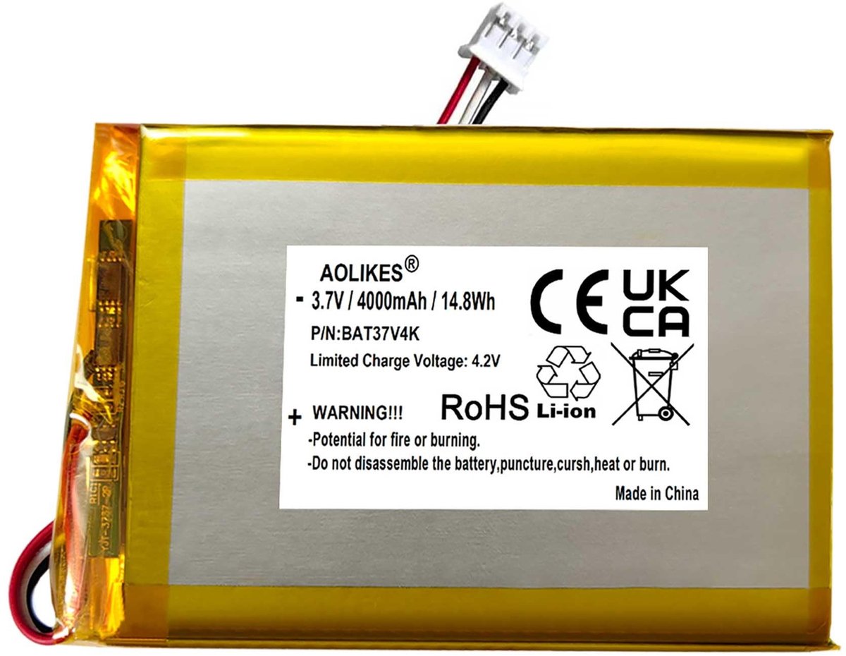 Solidchoice - 3500mAh 3.7V Oplaadbare Batterij voor Digitale Babyfoon
