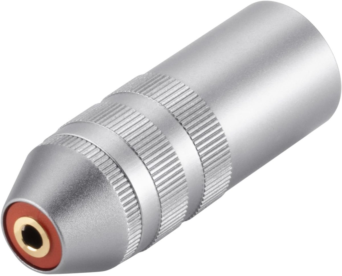 Solidchoice - XLR naar 3.5mm Adapter van Aluminium met Goudgeplatede Kern