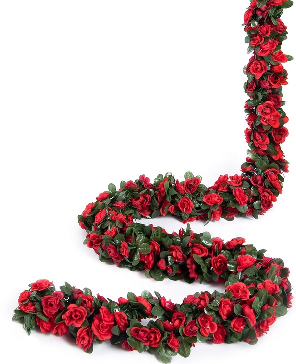 Solidchoice - Set van 5 Kunstbloemenguirlandes voor Decoratie