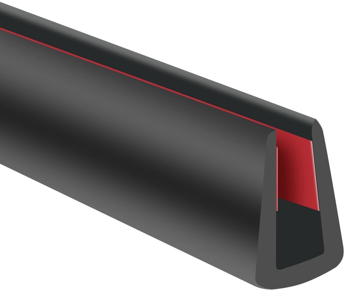Solidchoice - Rubber Randbescherming voor Brillen en Spiegels, 5mm, 6m