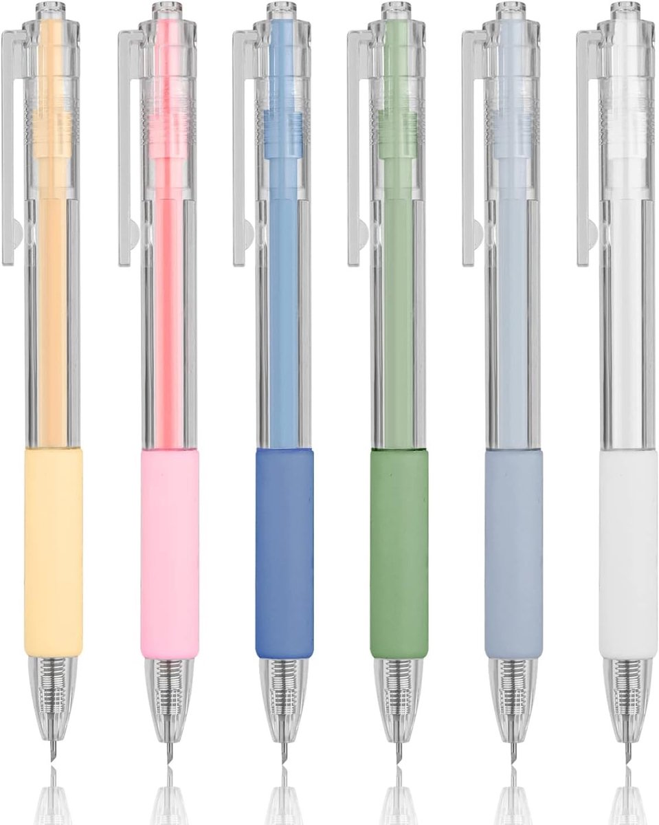Set van 6 Precisie Snijgereedschappen voor Creatief Werk - Retractable Utility Knife, Paper Cutter en DIY Art Tools in 6 Kleuren