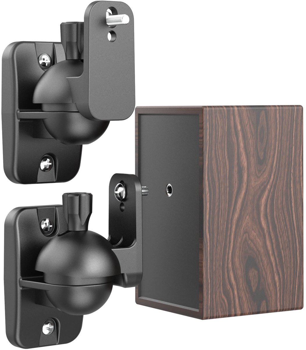 Solidchoice - Set van 2 Speaker Wandbeugels met Verstelbaarheid